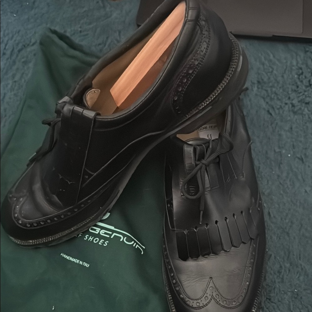 Black Leather Men's Dress Shoes